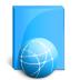 iDisk HDD Blue Icon 72x72 png